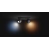 Philips Hue Buckram Lampa Sufitowa LED Czarny, 2-punktowe, Zdalne sterowanie