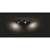 Philips Hue Buckram Lampa Sufitowa LED Czarny, 3-punktowe, Zdalne sterowanie