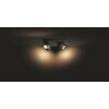 Philips Hue Buckram Lampa Sufitowa LED Czarny, 4-punktowe, Zdalne sterowanie