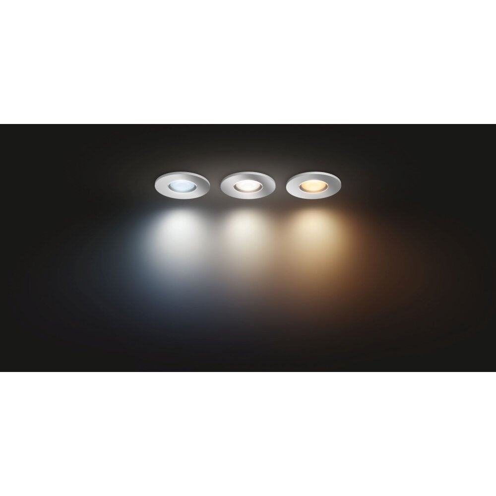 Philips Hue Adore Oprawa wpuszczana LED Aluminium, 3-punktowe, Zdalne sterowanie main product photo