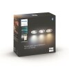 Philips Hue Adore Oprawa wpuszczana LED Aluminium, 3-punktowe, Zdalne sterowanie