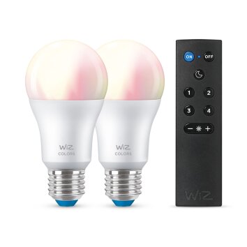 Philips WiZ Zestaw 2 lamp LED E27 8 W 2200 - 6500 kelwin 806 lumenówów