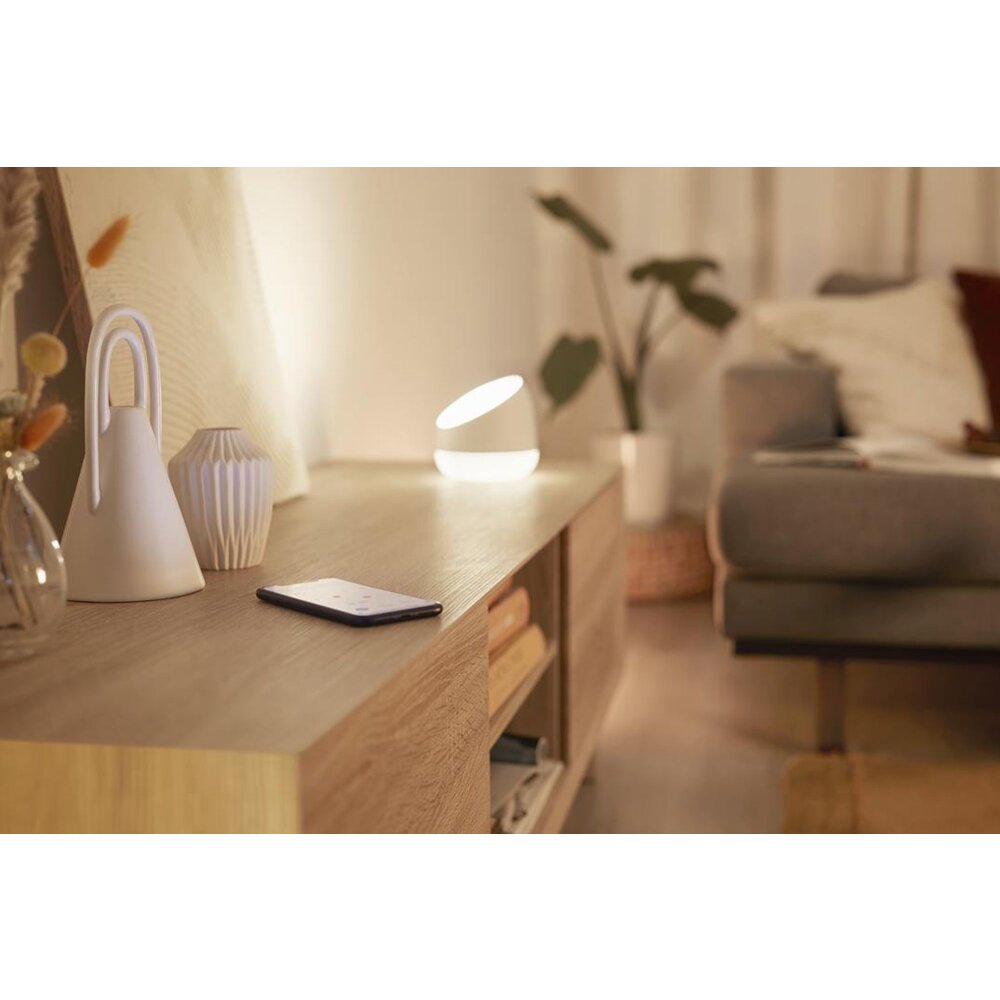 Philips WiZ SQUIRE lampka nocna LED Biały, 1-punktowy, Zdalne sterowanie, Zmieniacz kolorów main product photo