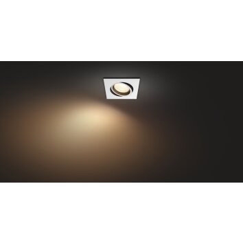 Philips Hue Centura Oprawa wpuszczana LED Biały, 1-punktowy, Zmieniacz kolorów