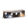 Philips Hue Buckram Lampa Sufitowa LED Biały, 3-punktowe, Zdalne sterowanie