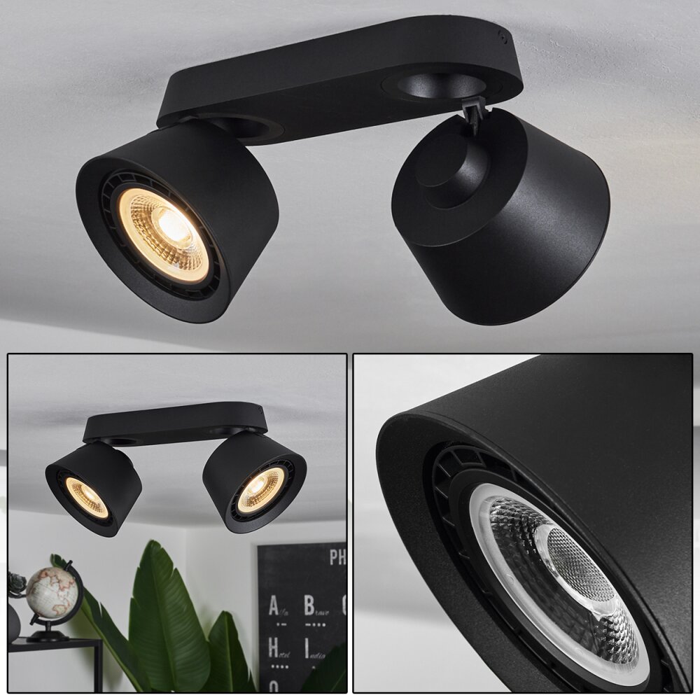 Especiosa Lampa Sufitowa Czarny, 2-punktowe main product photo
