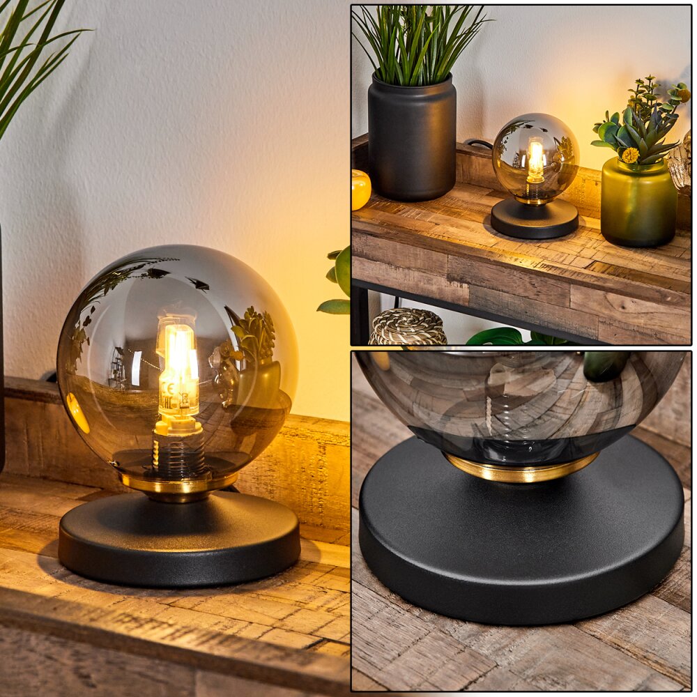 Chehalis lampka nocna Mosiądz, Czarny, 1-punktowy main product photo