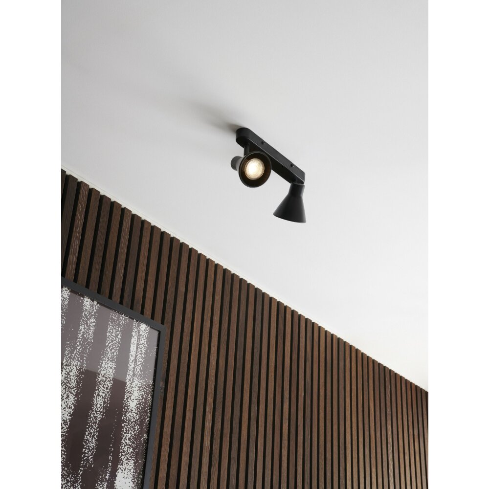 Nordlux EIK Lampa Sufitowa Czarny, 2-punktowe main product photo