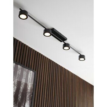 Nordlux CLYDE Lampa Sufitowa LED Czarny, 4-punktowe