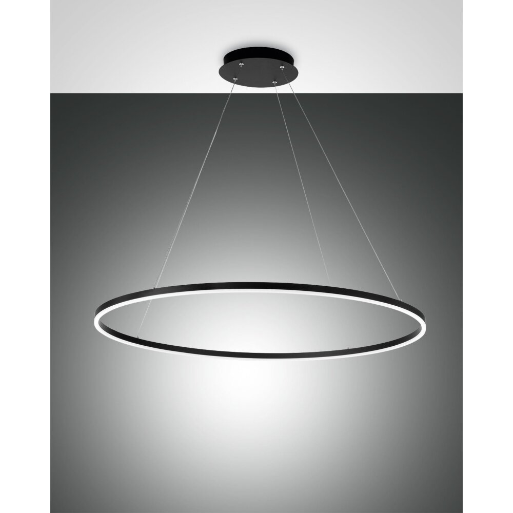 Fabas Luce Giotto Lampa Wisząca LED Czarny, 1-punktowy main product photo