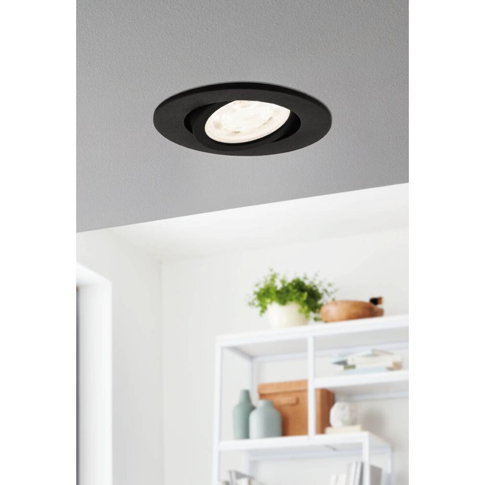 Eglo SALICETO-Z Oprawa wpuszczana LED Czarny, 1-punktowy main product photo