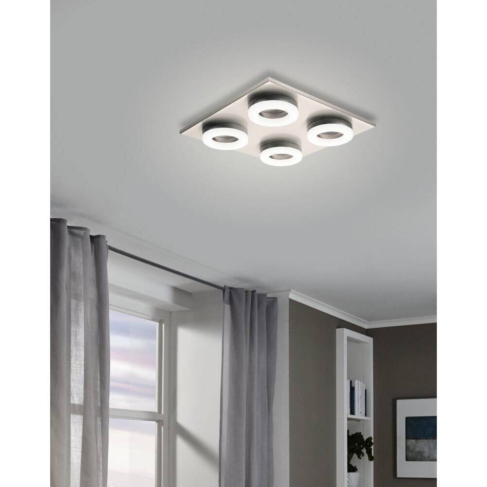 Eglo PALENA Lampa Sufitowa LED Nikiel matowy, 4-punktowe main product photo