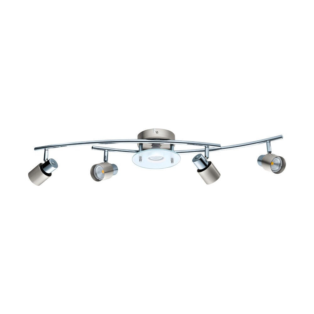 Eglo VALLIDA-SD Lampa Sufitowa LED Chrom, Nikiel matowy, 5-punktowe main product photo