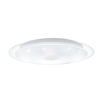 Eglo IGROKA Lampa Sufitowa LED Przezroczysty, Biały, 1-punktowy