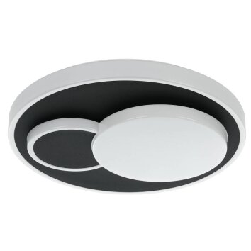 Eglo LEPRESO Lampa Sufitowa LED Czarny, Biały, 1-punktowy