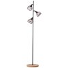 Brilliant Avia Lampa Stojąca Ecru, Czarny, 3-punktowe