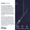 Paul Neuhaus PURE-TUTUA Lampa Wisząca LED Czarny, 4-punktowe