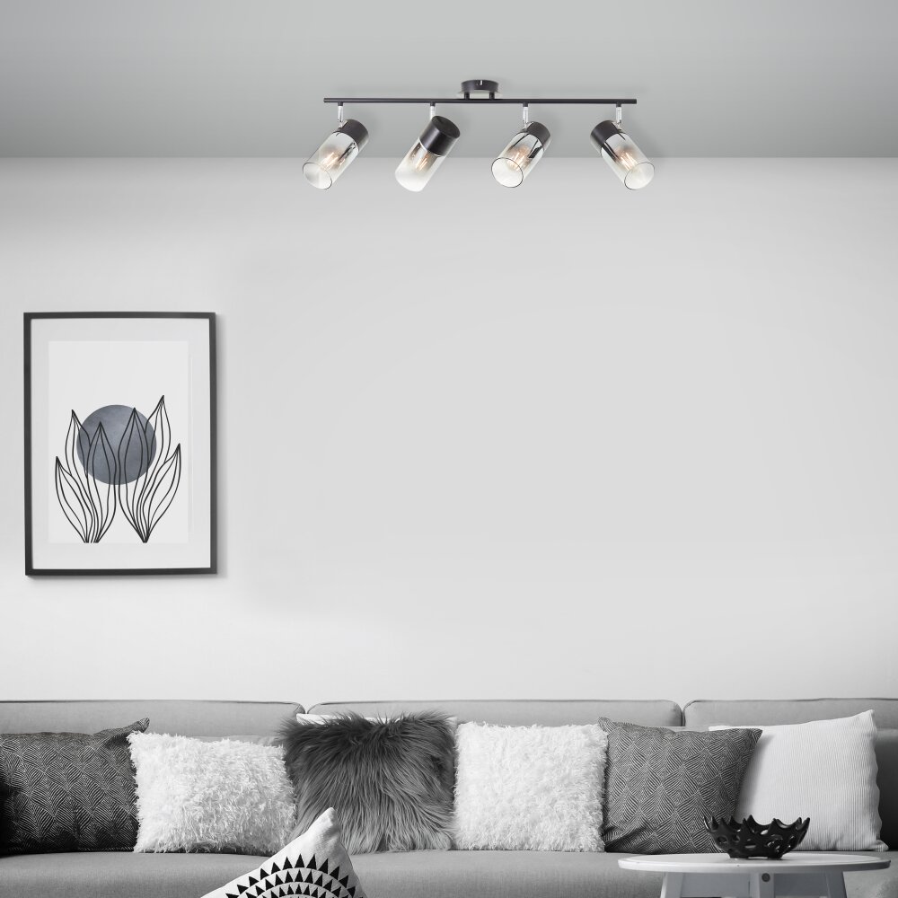 Brilliant Alia Lampa Sufitowa Czarny, 4-punktowe main product photo