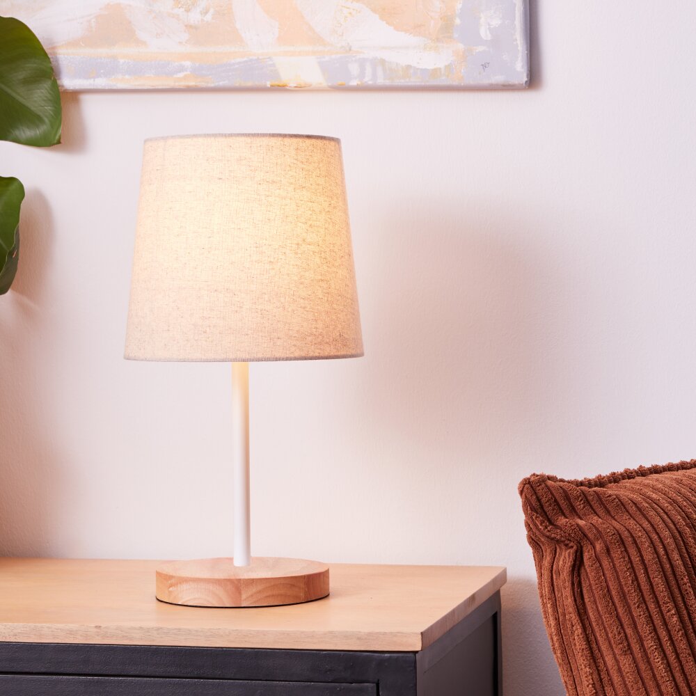 Brilliant Lunde lampka nocna Ecru, Biały, 1-punktowy main product photo
