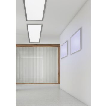 Trio WIZ GRIFFIN Lampa Sufitowa LED Nikiel matowy, 1-punktowy, Zdalne sterowanie, Zmieniacz kolorów