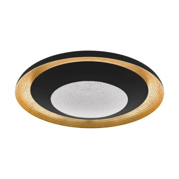 EGLO CANICOSA Lampa Sufitowa LED Złoty, Czarny, 1-punktowy, Zdalne sterowanie