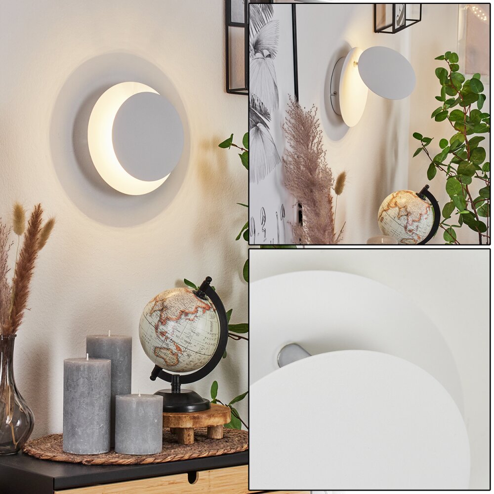 Sanguedo Lampa ścienna LED Chrom, Biały, 1-punktowy main product photo
