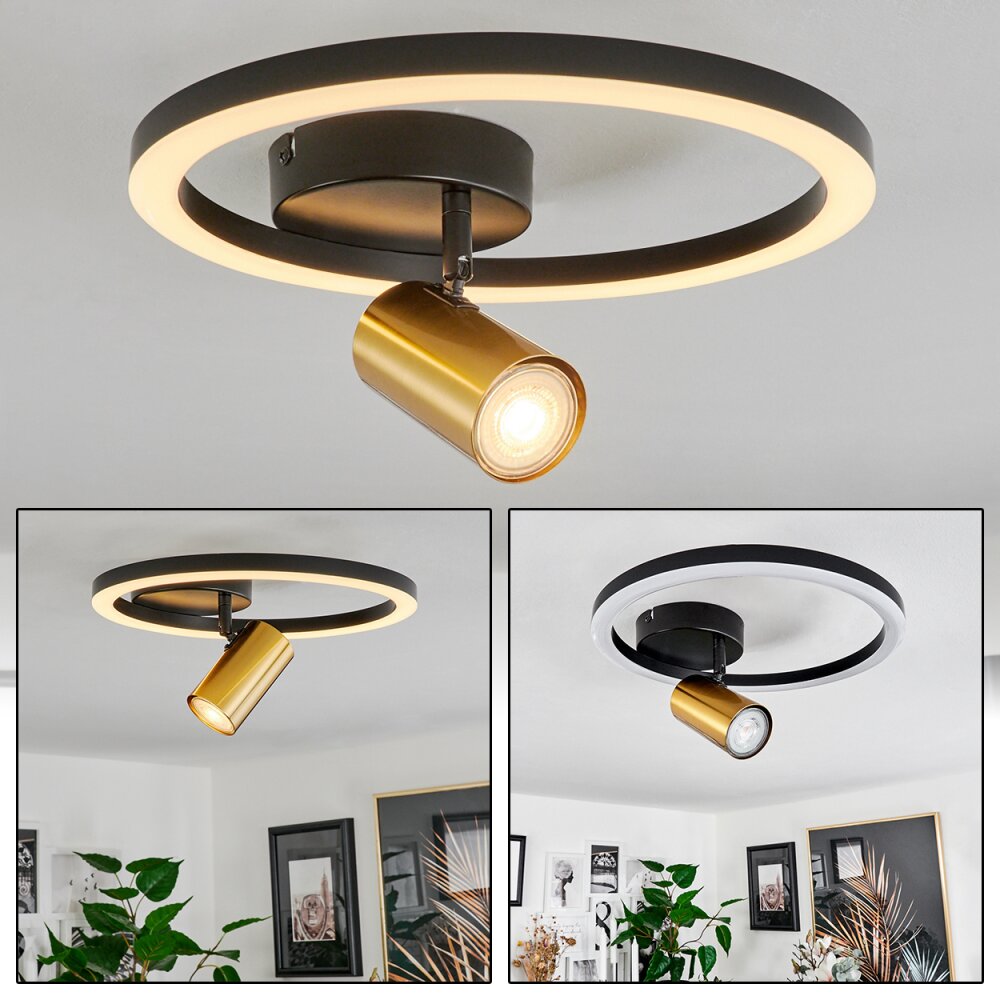 Reboleiro Lampa Sufitowa LED Czarny, 2-punktowe main product photo
