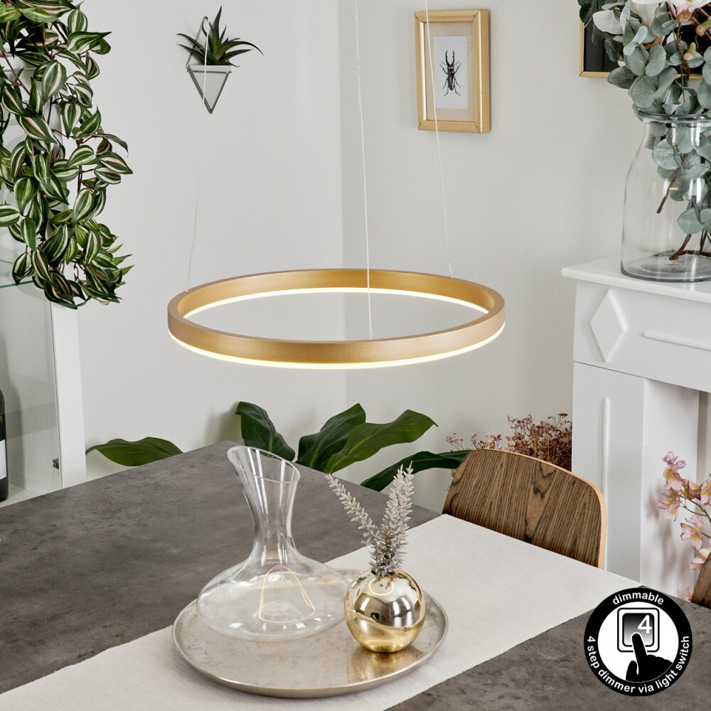 Barril Lampa Wisząca LED Mosiądz, 1-punktowy main product photo