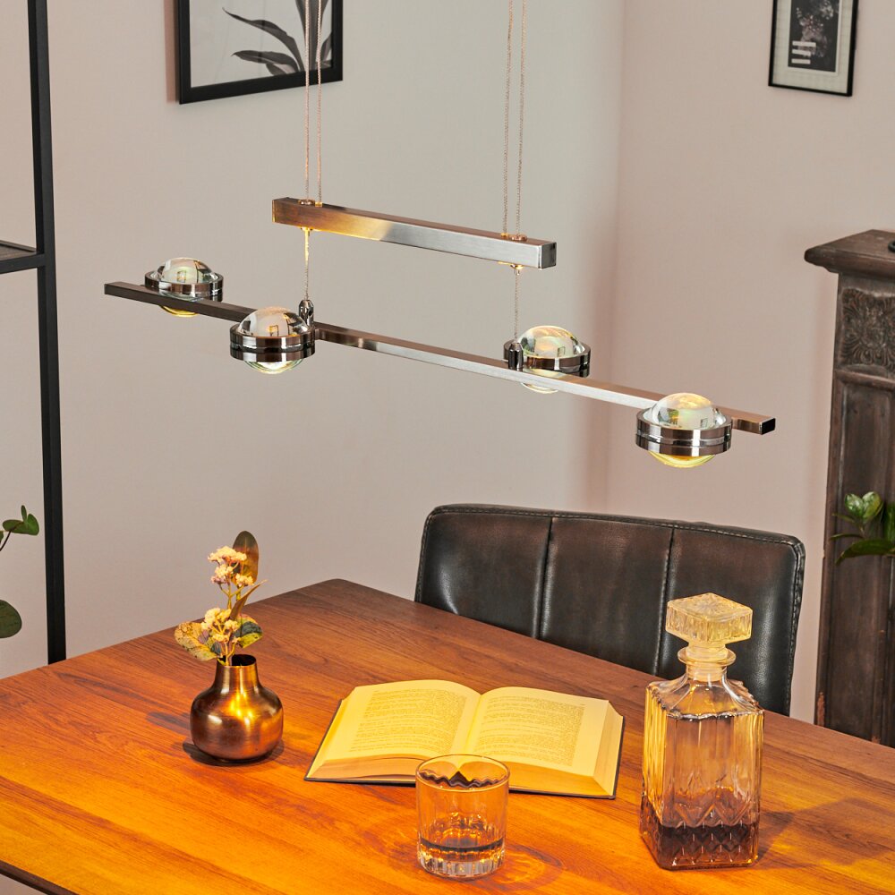 Fernandaires Lampa Wisząca LED Nikiel matowy, 8-punktowe main product photo