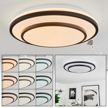 Almograve Lampa Sufitowa LED Biały, 1-punktowy, Zdalne sterowanie