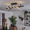 Alvarim Lampa Sufitowa LED Czarny, 1-punktowy