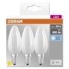OSRAM CLASSIC B Zestaw 3 lamp LED E14 5,5 W 4000 kelwin 806 lumenówów