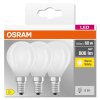 OSRAM CLASSIC P Zestaw 3 lamp LED E14 5,5 W 2700 kelwin 806 lumenówów