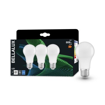 BELLALUX® CLA Zestaw 3 lamp LED E27 8,5 W 4000 kelwin 806 lumenówów