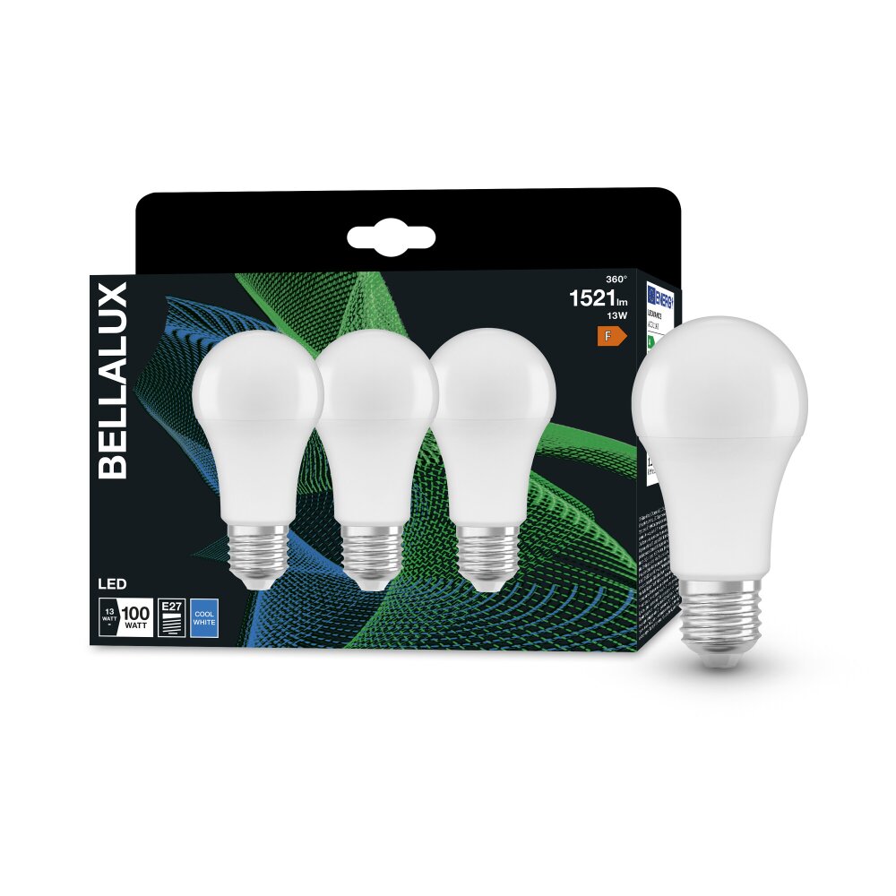 BELLALUX® CLA Zestaw 3 lamp LED E27 13 W 4000 kelwin 1521 lumenówów main product photo