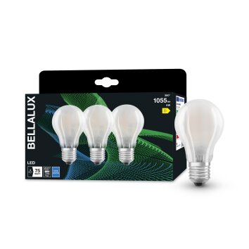 BELLALUX® CLA Zestaw 3 lamp LED E27 7,5 W 4000 kelwin 1055 lumenówów