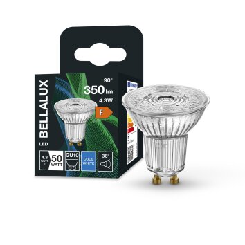 BELLALUX® BELLALUX® LED GU10 4,3 W 4000 kelwin 350 lumenówów