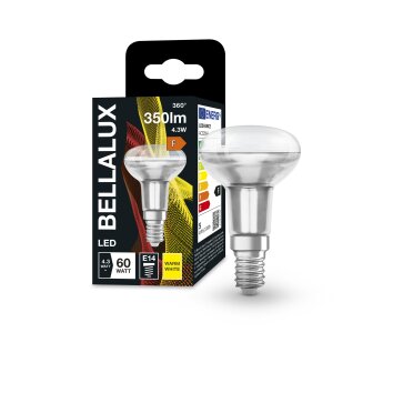 BELLALUX® R50 LED E14 4,3 W 2700 kelwin 350 lumenówów