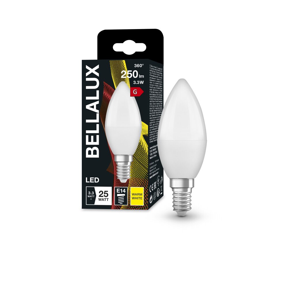 BELLALUX® LED E14 3,3 W 2700 kelwin 250 lumenówów main product photo