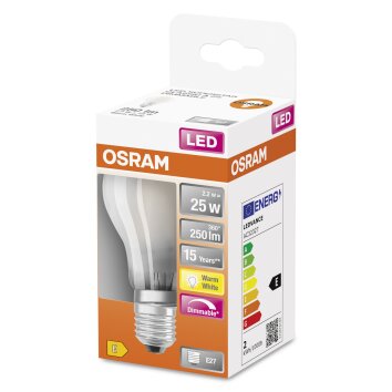 OSRAM LED Retrofit E27 2,2 W 2700 kelwin 250 lumenówów