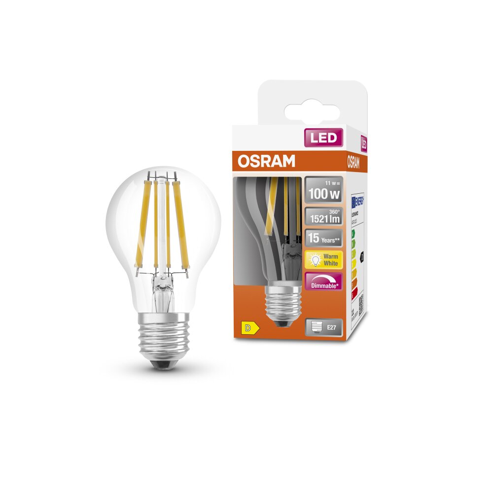 OSRAM LED Retrofit E27 11 W 2700 kelwin 1521 lumenówów main product photo