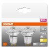 OSRAM LED STAR Zestaw 2 lamp GU10 4,3 W 2700 kelwin 350 lumenówów