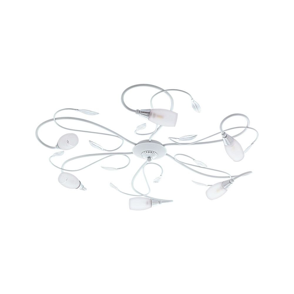 Eglo GERBERA Lampa Sufitowa Srebrny, Biały, 6-punktowe main product photo