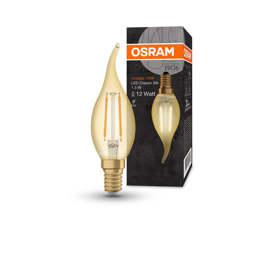 OSRAM Vintage 1906® LED E14 1,5 W 2400 kelwin 120 lumenówów main product photo