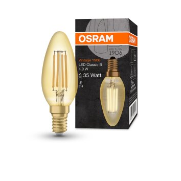OSRAM Vintage 1906® LED E14 4 W 2400 kelwin 410 lumenówów