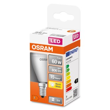 OSRAM LED STAR E14 7 W 2700 kelwin 806 lumenówów