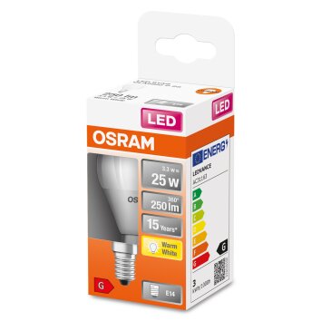 OSRAM LED STAR E14 3,3 W 2700 kelwin 250 lumenówów