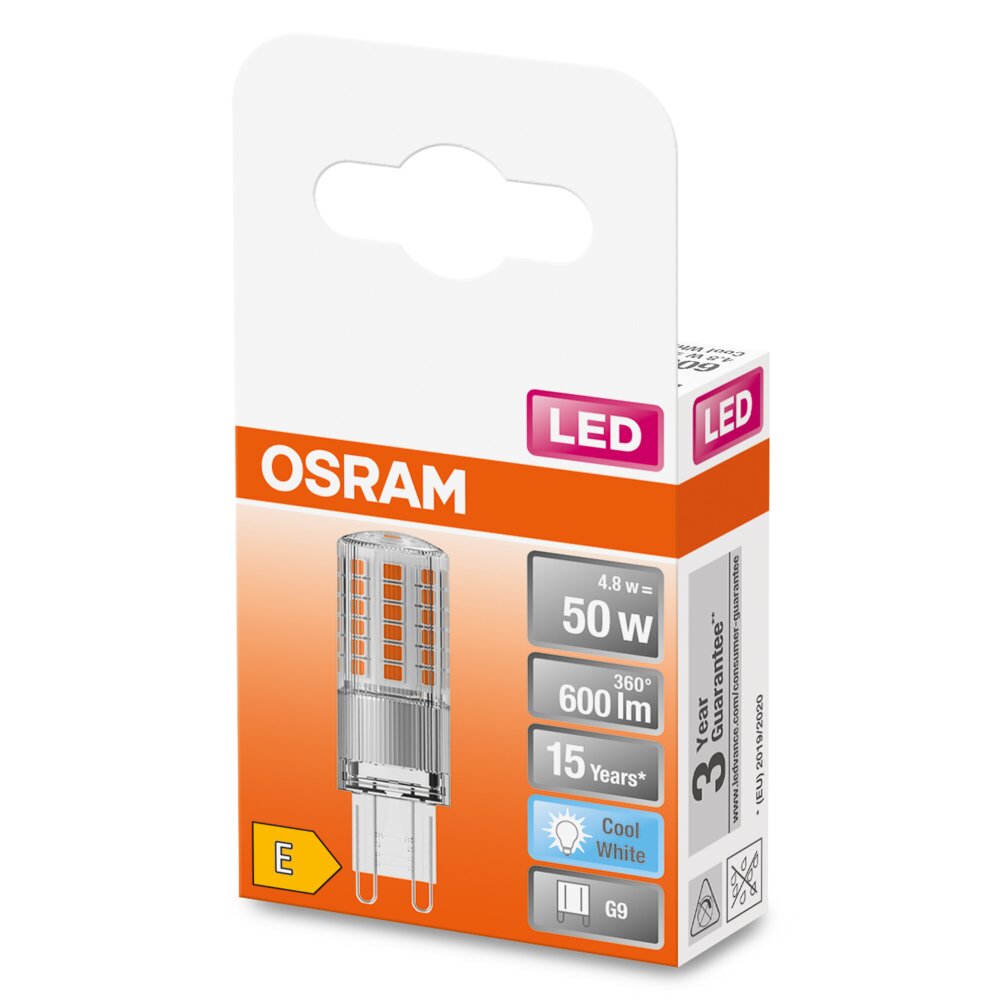 OSRAM LED PIN G9 4,8 W 4000 kelwin 600 lumenów main product photo