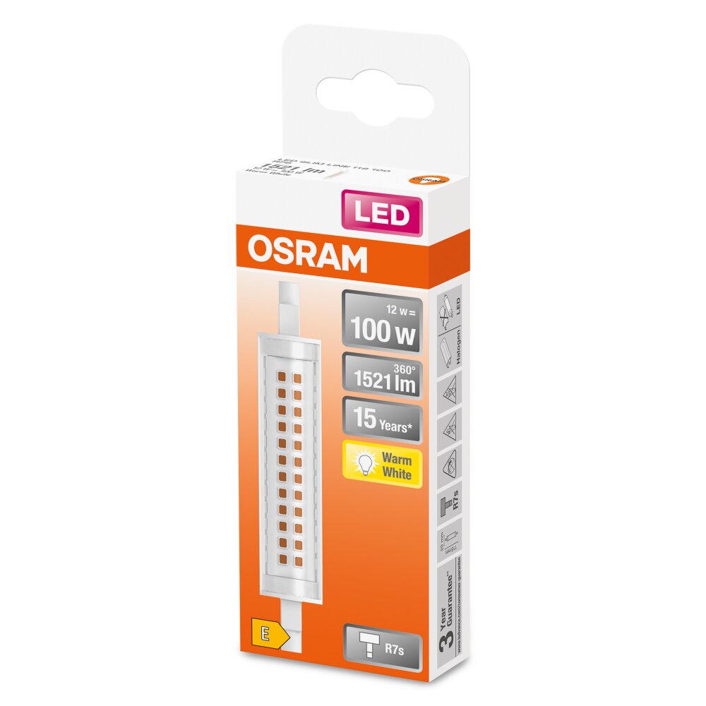 OSRAM LED SLIM LINE R7s 12 W 2700 kelwin 1521 lumenówów main product photo