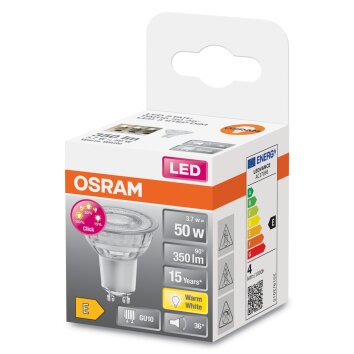OSRAM LED GU10 3,7 W 2700 kelwin 350 lumenówów